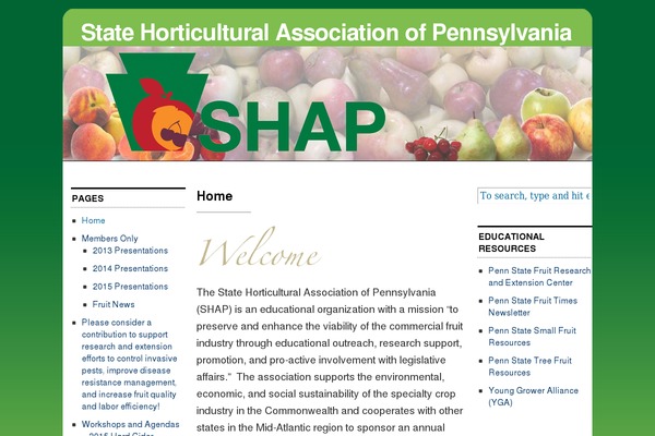 shaponline.org site used Shap