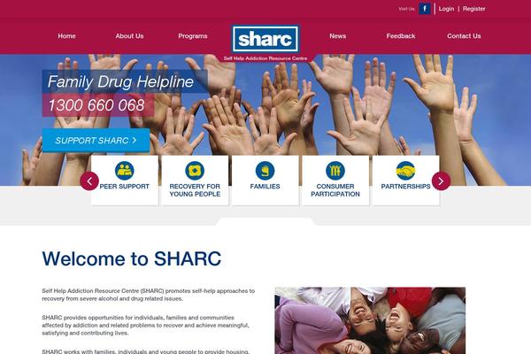 sharc.org.au site used Sharc