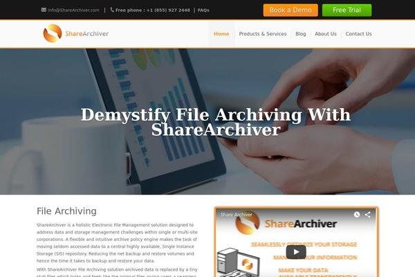 sharearchiver.com site used Divi-child_theme