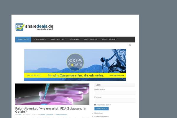 sharedeals.de site used Newtemplate