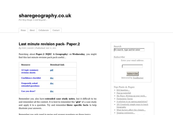 sharegeography.co.uk site used Thematic