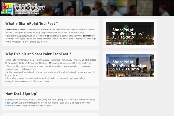 sharepointtechfest.com site used Responsive_landing