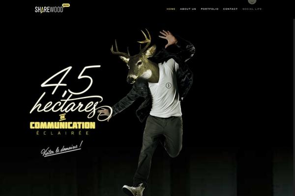 Salient theme site design template sample