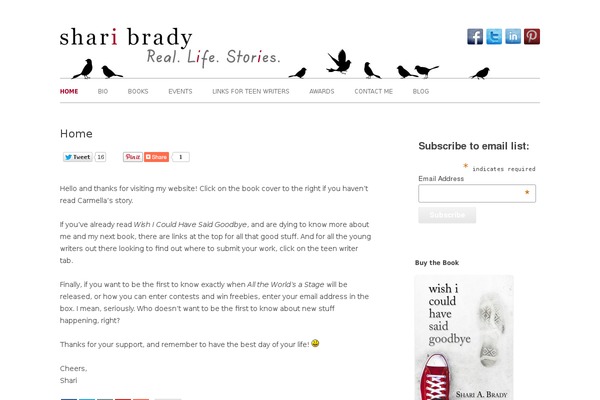 Twenty Twelve theme site design template sample