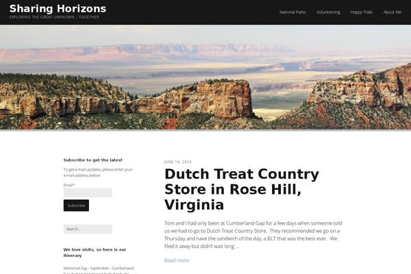 WordPress website example screenshot