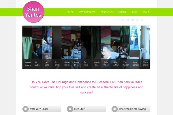 Shari theme websites examples