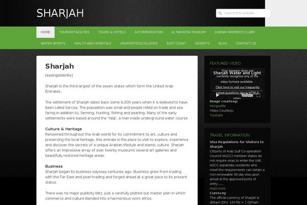 Outreach theme site design template sample