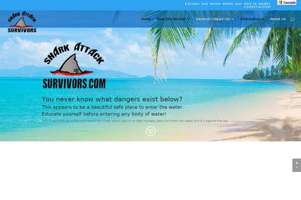 sharkattacksurvivors.com site used Shark-attack-survivors