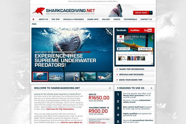 sharkcagediving.net site used Sharks