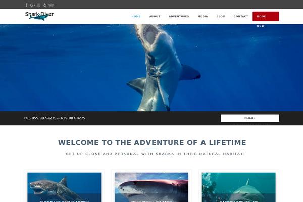 sharkdiver.com site used Sharkdiver