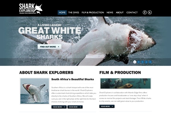 sharkexplorers.com site used Shark