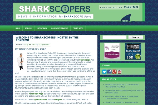 sharkscopers.com site used zeeNews