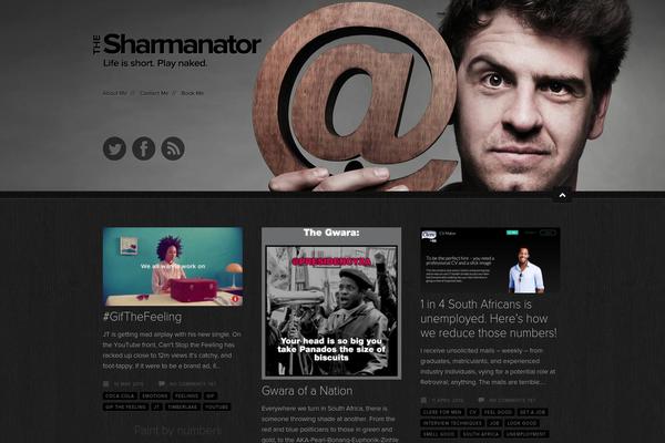 sharmanator.com site used Mikesharman