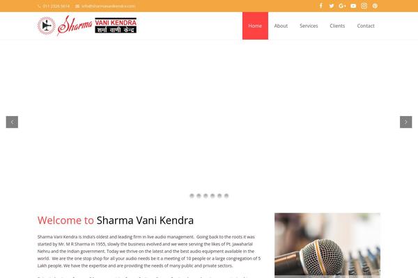 Impreza theme site design template sample