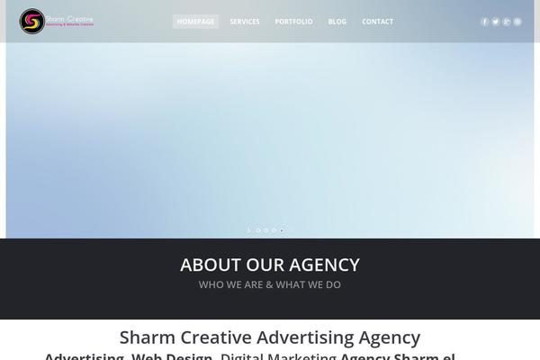 The7 theme site design template sample