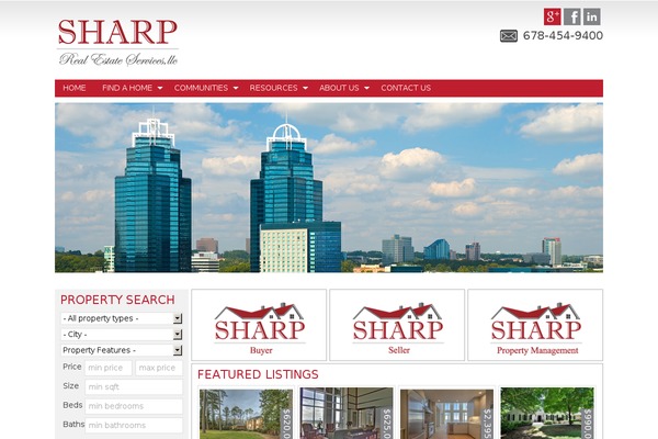sharp-atlanta.com site used Propertybase