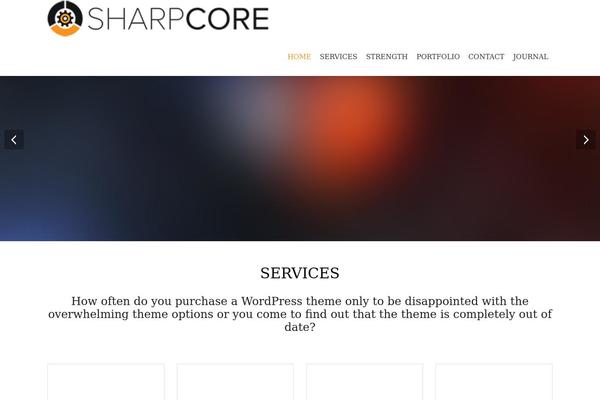 sharpcore.com site used Studio9