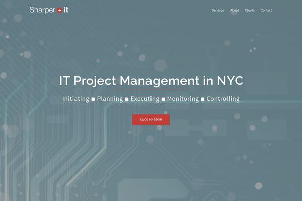 Sydney theme site design template sample