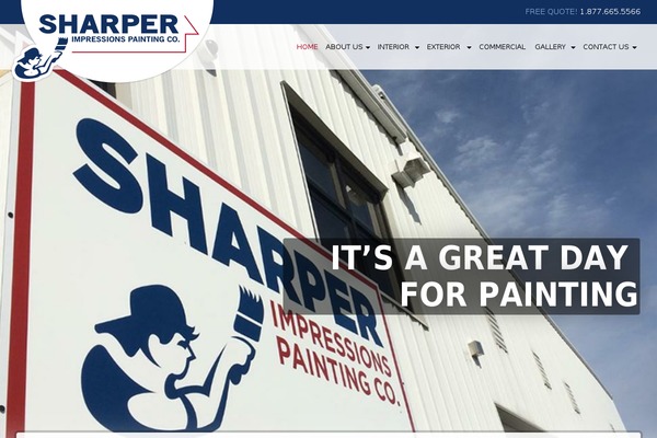 sharperimpressionspainting.com site used Sharper-theme