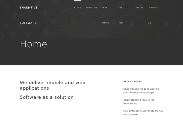 WordPress website example screenshot