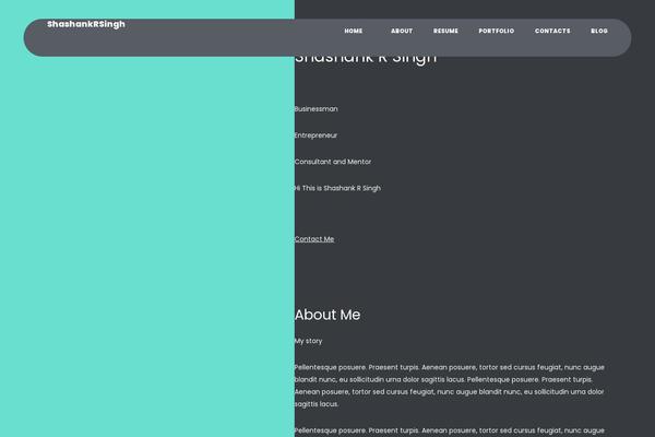 WordPress website example screenshot