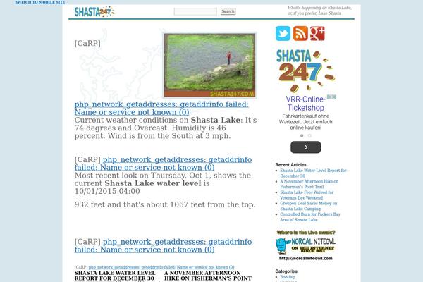 Twenty Ten theme site design template sample