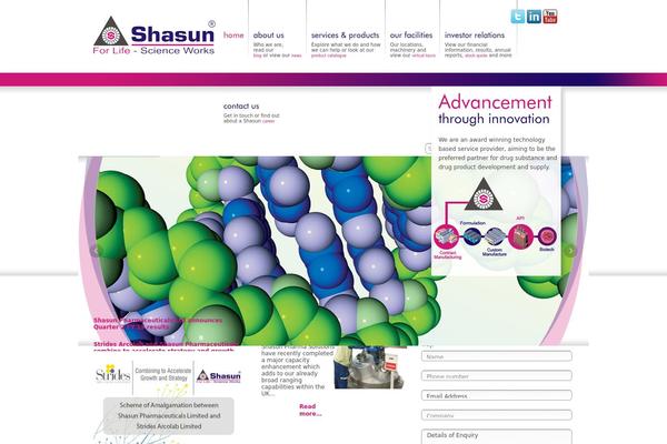 shasun.com site used Herald-child