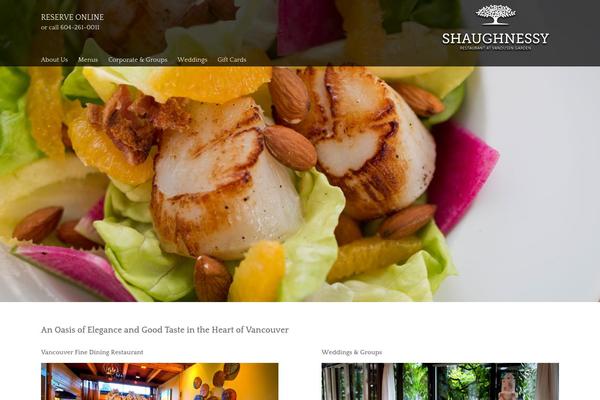 shaughnessyrestaurant.com site used Shaughnessy_vsip