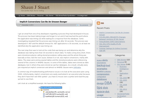 shaunjstuart.com site used Selma