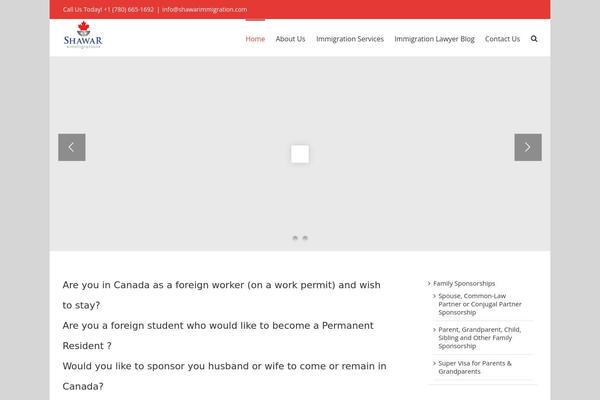 WordPress website example screenshot