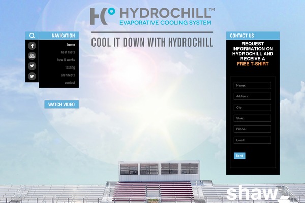 shawhydrochill.com site used Bandzone