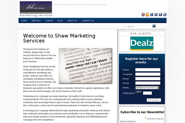 shawmarketingservices.com site used WhiteHouse
