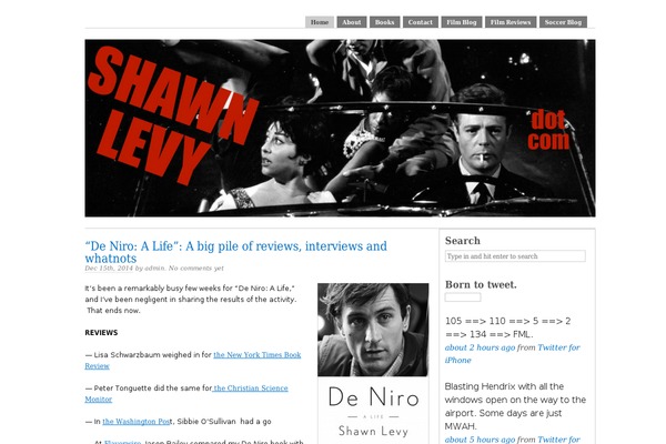 shawnlevy.com site used Primepress.1.3.1