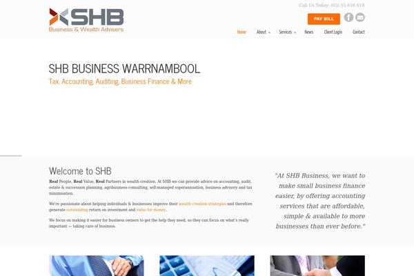 shbbusiness.com.au site used uDesign