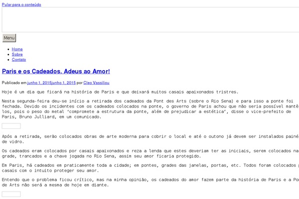 WordPress website example screenshot