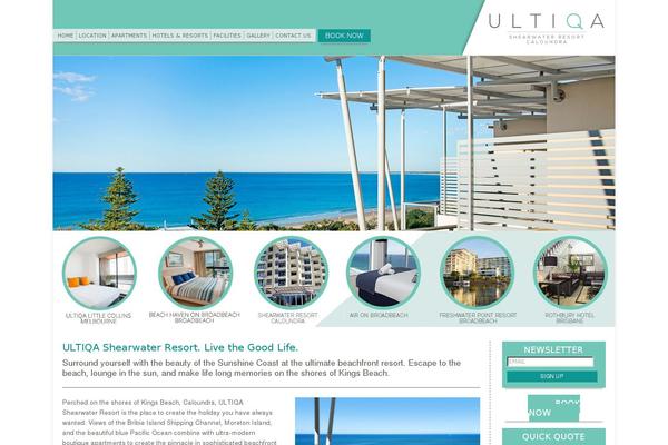 shearwaterresort.com.au site used Ultiqa