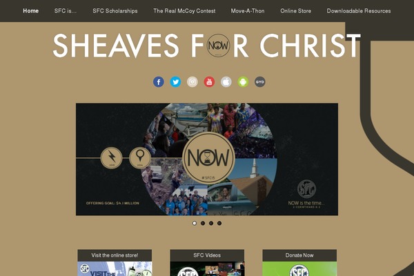 sheavesforchrist.com site used Sheavesforchrist