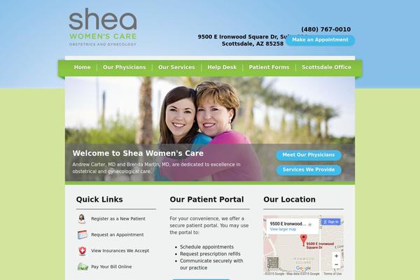 sheawomenscare.com site used Shea