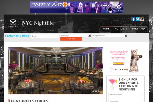 WordPress website example screenshot