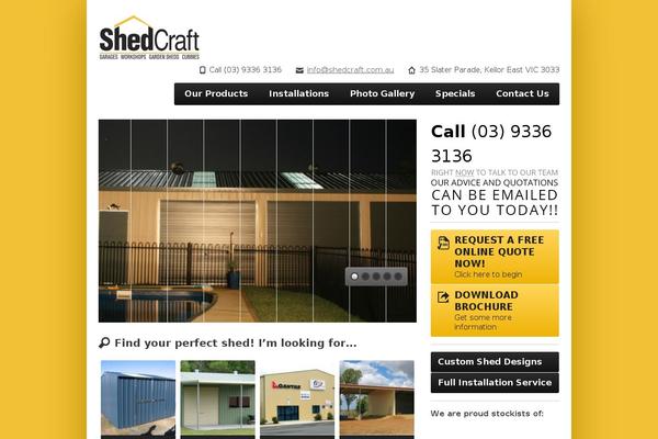 shedcraft.com.au site used Shedcraft