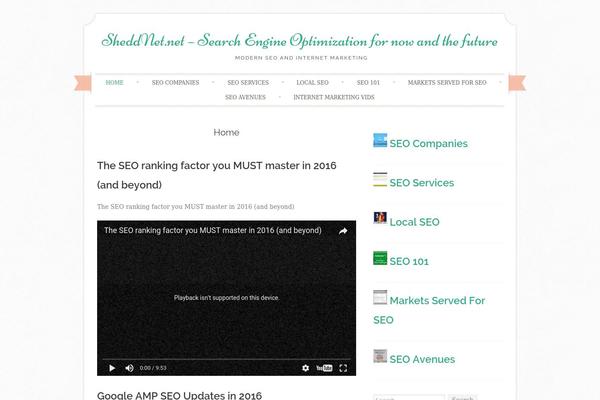 Sugar and Spice theme site design template sample