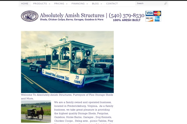 WordPress website example screenshot