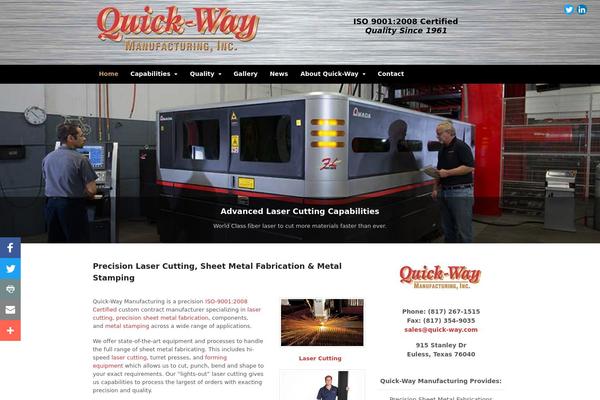 WordPress website example screenshot