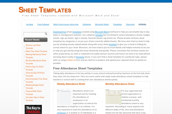 WordPress website example screenshot