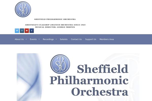 sheffieldphilharmonicorchestra.org site used Spo-responsive