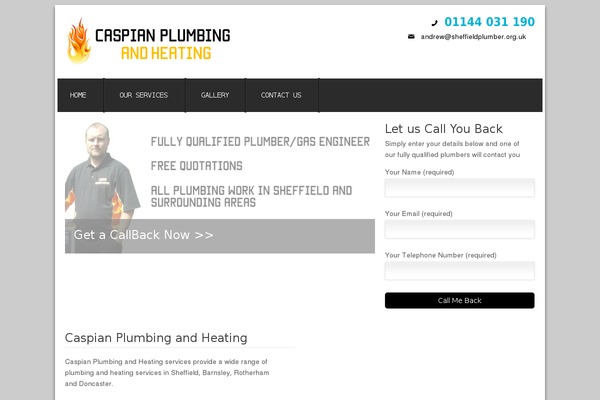 sheffieldplumber.org.uk site used Plumbers