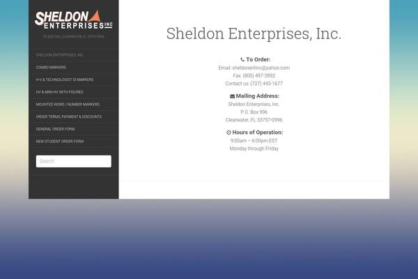 WordPress website example screenshot