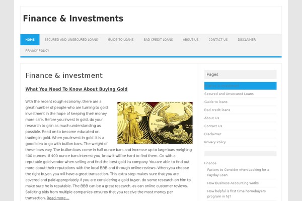 Iconic One theme site design template sample