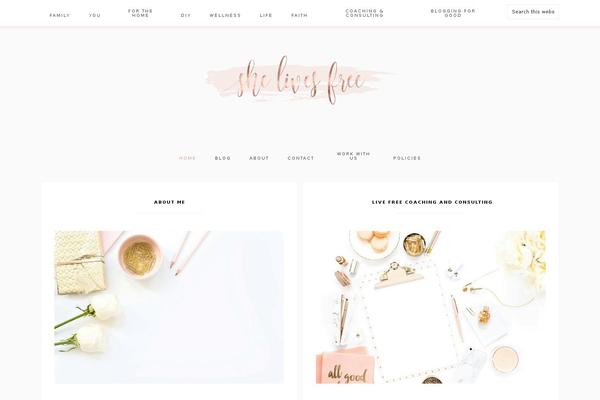 shelivesfree.com site used Oliviapro_theme