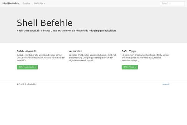 shellbefehle.de site used Shellbefehle